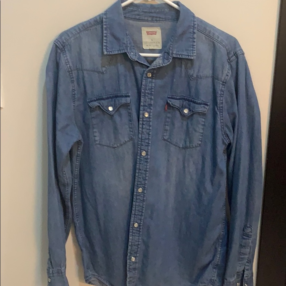 Men Denim button down